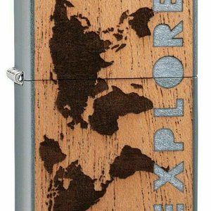 Woodchuck USA Explore Mahogany Zippo Lighter